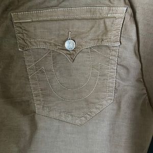 Men’s size 36 True Religion Corduroy pants